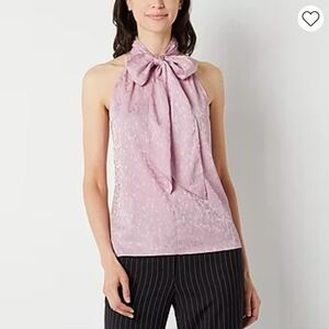 Worthington Sleeveless Halter Neck Top